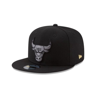 Chicago Bulls Gorra | New Era NBA Essential 59fifty Fitted Cap Mexico - Negros